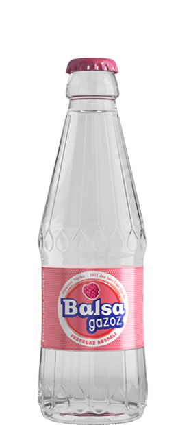 Balsa Frambuaz Aromalı Gazoz - 250 ml Cam Şişe