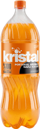 Kristal Portakal Şekersiz - 1.5 L Gazlı İçecek